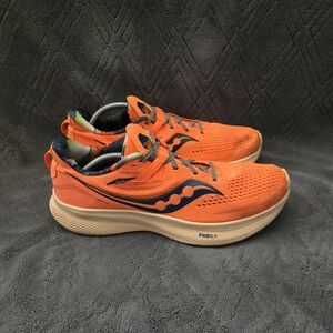 Saucony Rider 15 Running Shoes Mens Sz 11.5 Athletic Sneakers Trainers Orange.